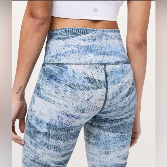 Lululemon Wunder Under High-Rise Tight *Full-On Luxtreme 25" Mesh Scape Multi